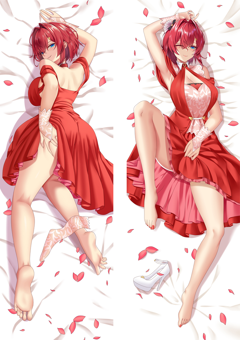 Virtual Youtuber Houshou Marine Anime Dakimakura Japanese Hugging Body PillowCover