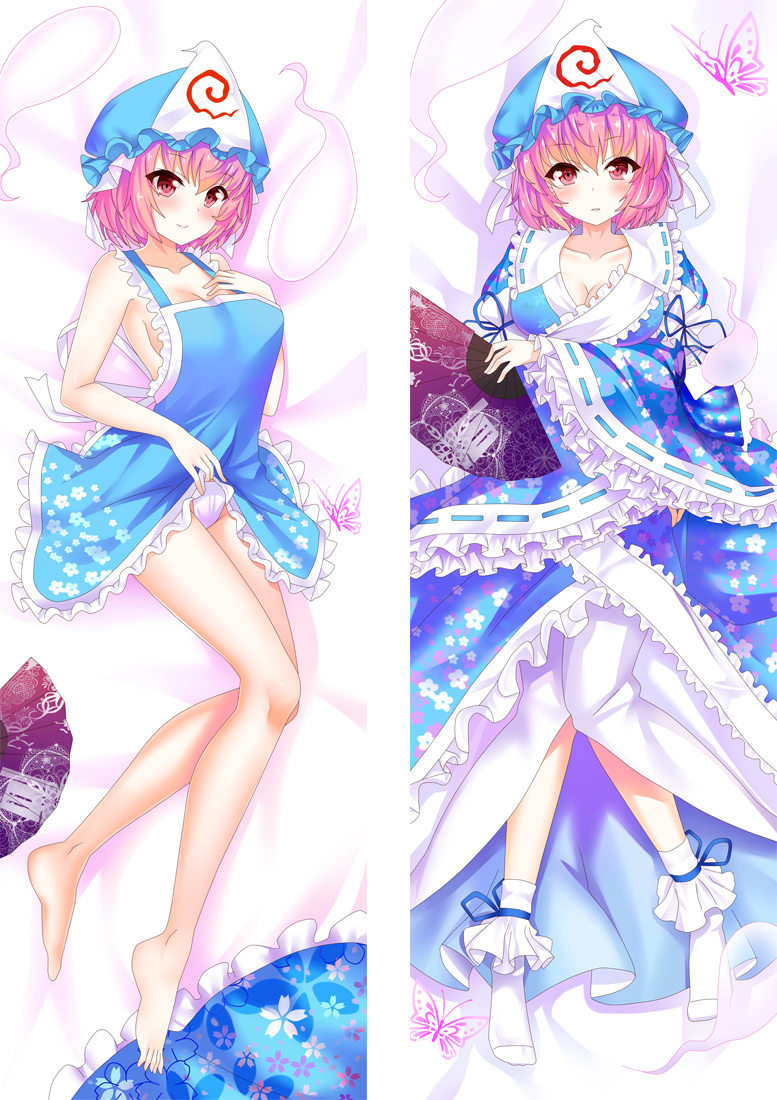 Touhou Project Yuyuko Saigyouji Anime Dakimakura Pillow 3D Japanese Lover Pillows