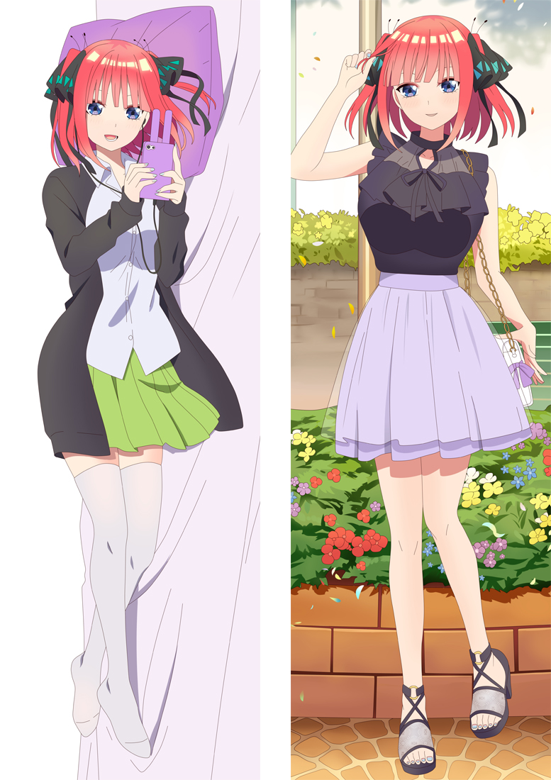 The Quintessential Quintuplets Nino Nakano Anime Dakimakura Pillow 3D Japanese Lover Pillows