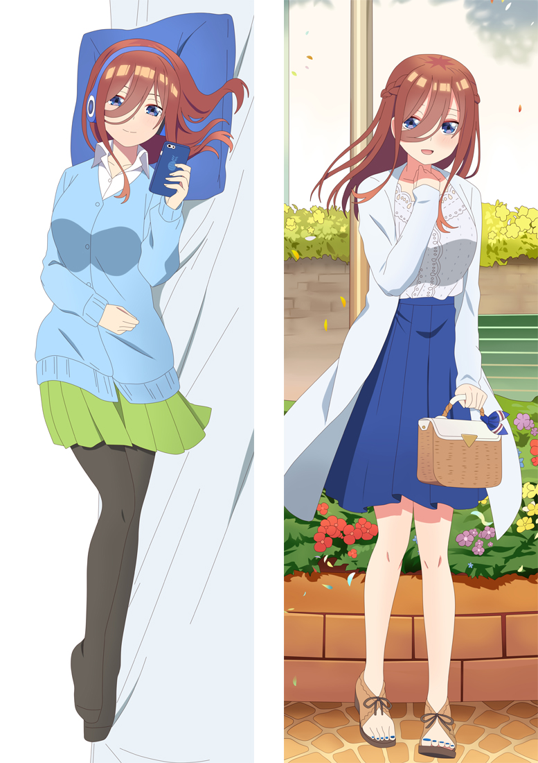 The Quintessential Quintuplets Miku Nakano Anime Dakimakura Pillow 3D Japanese Lover Pillows