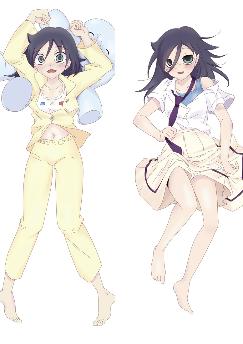 No Matter How I Look at It, It's You Guys' Fault I'm Not Popular! Kuroki Tomoko Anime Dakimakura Pillow 3D Japanese Lover Pillowcase